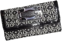 Guess Wallet Black Signature Logo Whistler SLG