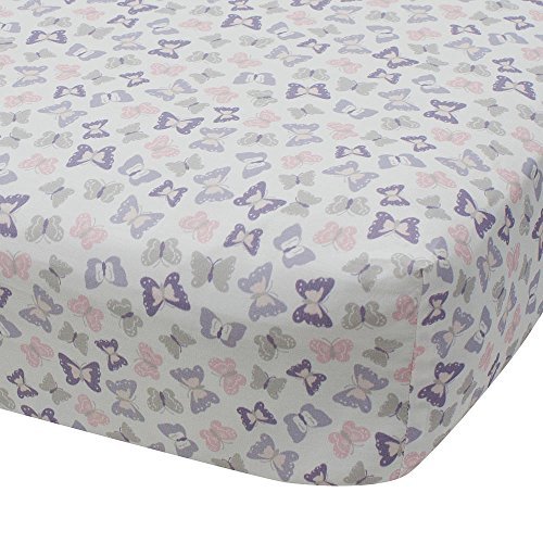 Lambs & Ivy French Lavender Fitted Sheet