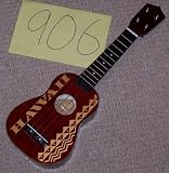 Leolani Tapa Spruce Wood Ukulele Hawaiian Hawaii A906