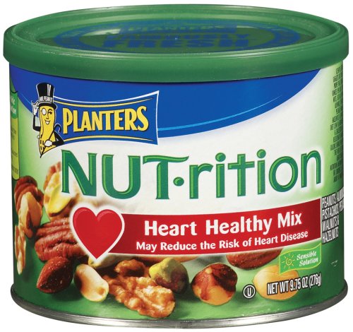 Planters NUT-rition Heart Healthy Mix, 9.75-Ounce Cans (Pack of 3) by Planters