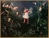 In My Secret Garden Framed Canvas Art by Mary Baxter St.Claire,26.8 in. x 20.8 in. Framed