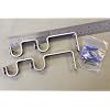 A&F Rod Decor -Heavy Duty Double Curtain Rod Brackets -satin nickel