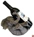 Big Happy Elephant Wine Bottle Holder - Plus Bonus Stopper