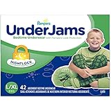Pampers Underjams Bedtime Underwear Boys, Large/X-Large Diapers, 42 Count