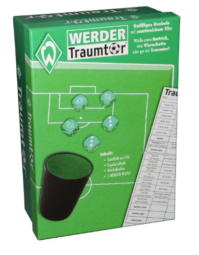 Teepe Sportverlag 18710 – SV Werder Bremen Würfelset Traumtor
