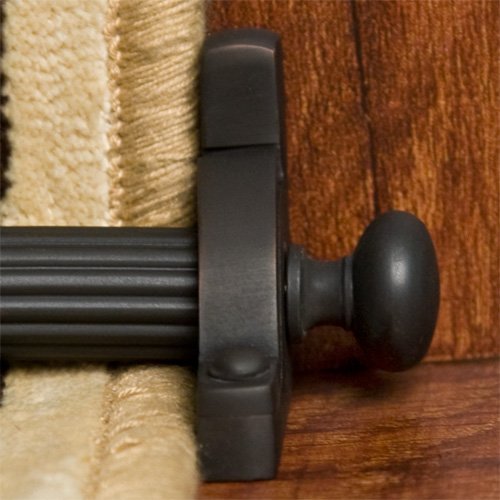 Mushroom Stair Rod Finials Rubbed Bronze