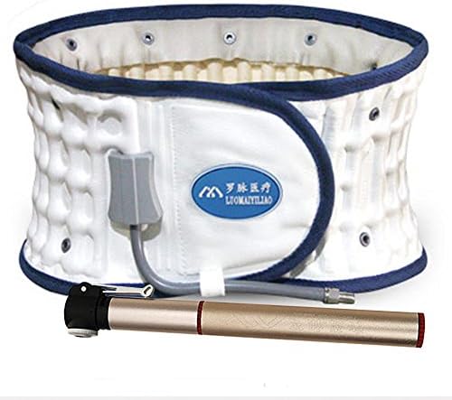 Lumbar Traction 2-in-1 Decompression Belt with Hand Pump Relieve Lumbar Pain