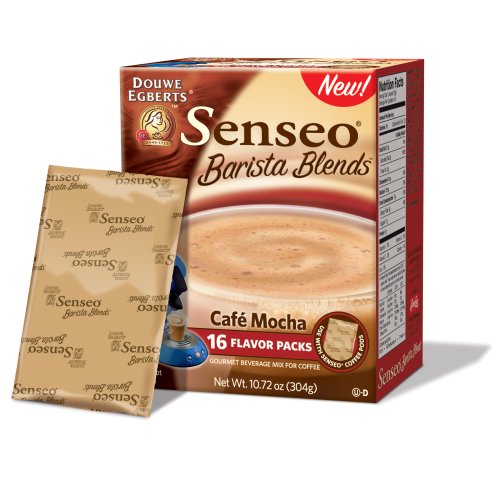 Senseo Barista Blends Cafe Mocha, 16 Flavors 10.72-Ounce Box (Pack of 3)