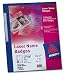Avery Name Badges Laser printable Refill Kit 8 per Card W86 5xH55 5mm 25 Sheets Ref L7418