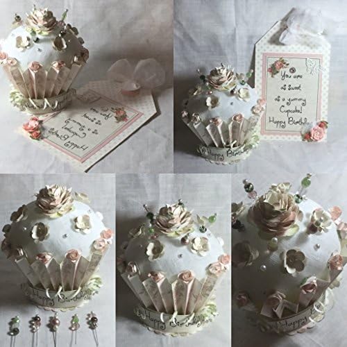 Happy Birthday Cupcake Pin Cushion, Gift Tag, Pin Cushion, Birthday Cupcake, Birthday Gift Tag, Handmade Hat Pin, Birthday Card, Party Favor