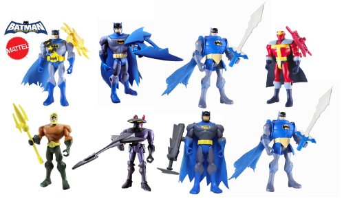  Batman The Brave and the Bold Case of 8 Includes Batman, Aquaman, Red Tornado, Black Manta and More!