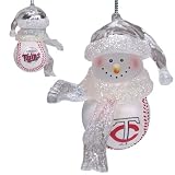 Minnesota Twins MLB Home Run Snowman Ornament (3)
