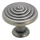 Amerock Divinity II Spiral Knobs 4-pk.- Weathered Nickel