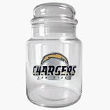 San Diego Chargers 31 oz Glass Candy Jar