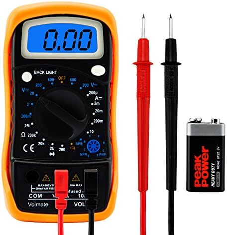 NEW Digital Voltmeter Ammeter Ohmmeter Multimeter Volt AC DC Tester Meter