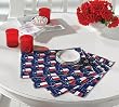 TEXAS FLAG Placemats 4pc set Limited Edition Place Mats for Dinner, Kitchen or Tailgating GIFT IDEA for Mom father Him Her