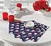 TEXAS FLAG Placemats 4pc set Limited Edition Place Mats for Dinner, Kitchen or Tailgating GIFT IDEA for Mom father Him Her