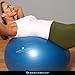 Balance Ball, Burst-Resistant - with Foot Pump and Training Guide