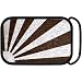 Real Wood Silver Rising Sun Belt Buckle