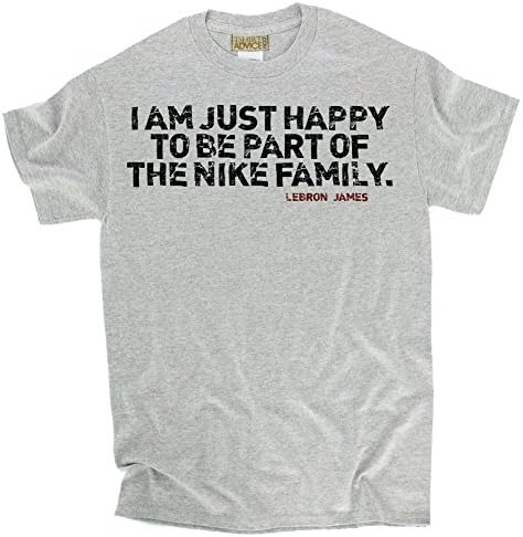 LeBron James T-shirts - I am just happy - Family Tshirts Unisex-Medium-Grey