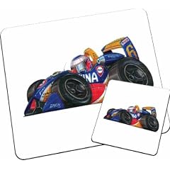 Personalisiertes Koolart - Formula 3 Button Car - Tischuntersetzer aus Holz