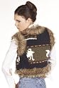 LAVAND - Strickjacke Bolero Nordic fur PAOLA - Damen