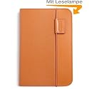 Amazon Lederh&uuml;lle f&uuml;r Kindle Keyboard mit integrierter Leselampe  (f&uuml;r 15 cm/6 Zoll Display) Orange