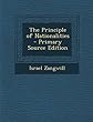 The Principle of Nationalities - Primary Source Edition
