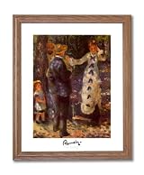 Renoir The Swing French Victorian Home Decor Wall Picture Oak Framed Art Print