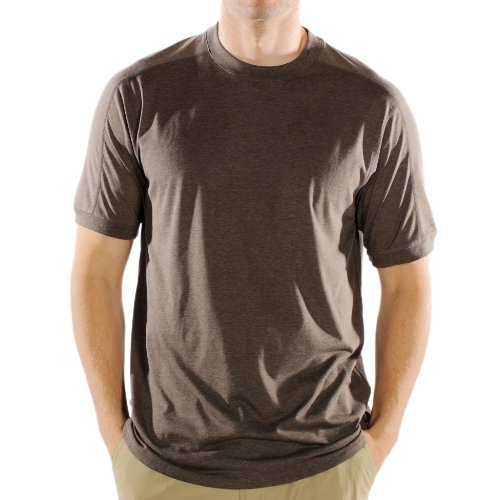 ExOfficio Men's Exo Dri Tee Shirt,Cigar,Large