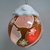 Texas Longhorns NCAA Light Up Glass Ball Ornament