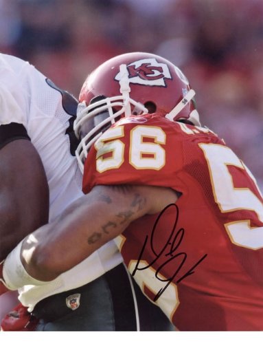 Derrick Johnson Autographed/Hand Signed 8x10 Photo - Kansas City Chiefs