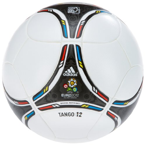 Adidas Fußball EURO Top, white/black, 5, X16857