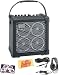Roland Micro Cube RX Guitar Amp Bundle with 10-Foot Instrument Cable, Headphones, Pick Card, and Polishing Cloth