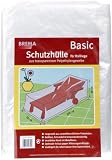 Siena Garden 703931 Liegenhülle transparent beschichtetes Polyethylengewebe L 200 x B 70 x H 40 cm