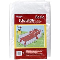 Siena Garden 703931 Liegenh�lle transparent beschichtetes Polyethylengewebe L 200 x B 70 x H 40 cm