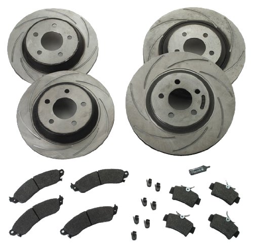 SSBC A2360007 Short Stop Slotted 4 Wheel Kit for 94-04 Mustang Cobra