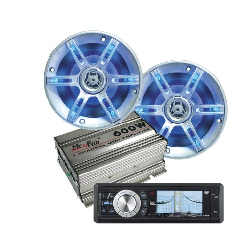 Car-Hifi-Set Verstärker Boxen Autoradio CAR-345