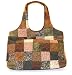 Donna Sharp Earth Patch Cloth Hobo Handbag Purse