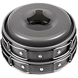 Portable Camping Cookware Backpacking Cooking Kit, Bowl Pot Pan for Camping, Hiking, Travel Picnic -8pcs Outdoor Camping, Hiking Cookware Picnic Bowl Pot Pan Set