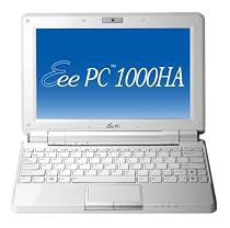 ASUS Eee PC 1000HA 10-Inch Pearl White Netbook - 7 Hour Battery Life
