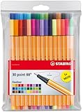 Stabilo 8830-1 88 Point 30 Color Wallet