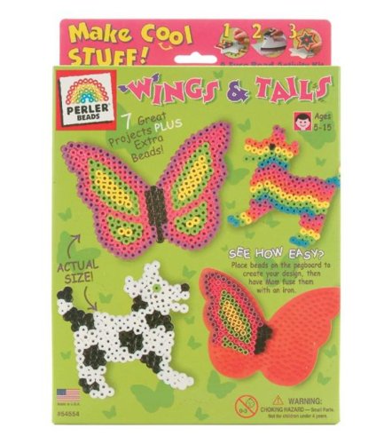 Childrens Toyshop  Toys : Perler Bead Activity Kit-Wings & Tails