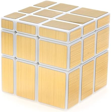 MUMU Store Shengshou Brushed Mirror Gold White Cube Third-orde Shaped Cube