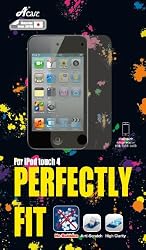 Acase(TM) Perfectly fit Screen Protector Film Clear (Invisible) for iPod Touch 4 4G 4th Generation (3-Pack) NEWEST MODEL