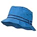 Striped Hat Band Fisherman Bucket Hat - Blue Navy