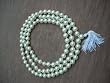White Pearl Full Mala with Traditional Knots (108+1) Beads for Love & Happiness