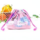巾着・中 お弁当入れ・お弁当袋 　夢みるHappy Day　日本製 Happy Candy