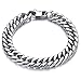 Heavy Metal Cuban Curb Link Chain Men's Bracelets Powerful Stainless Steel Bracelet