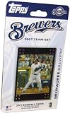 Topps Milwaukee Brewers 2007 Baseball Card Team Set